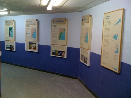 Exhibits mounted at Mildred L. Day School