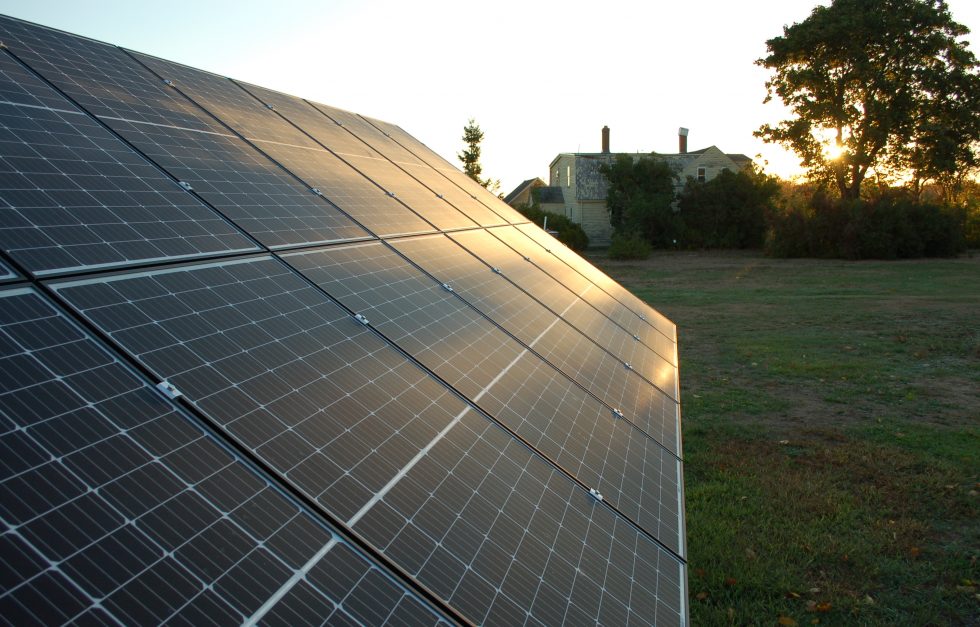 Solar array, ground mount, 2020
