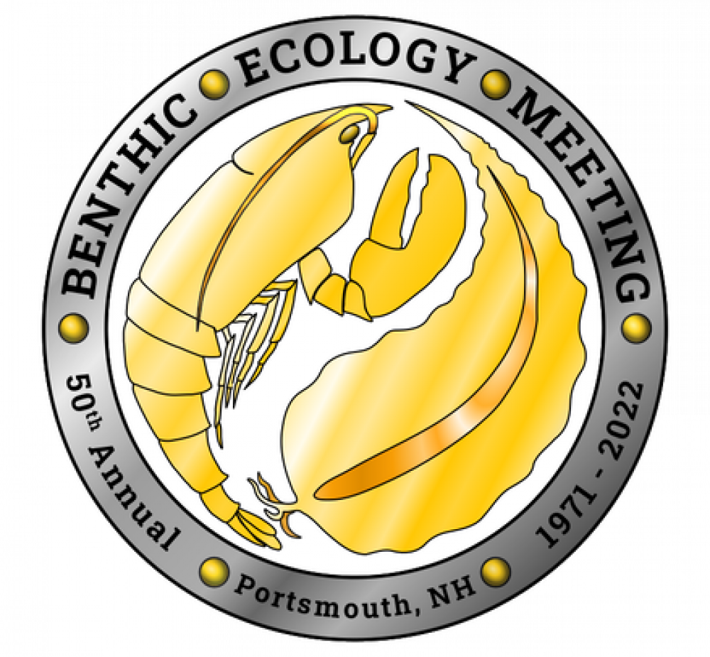Logo for the 2022 Benthic Ecology Meeting in Portsmouth, New Hampshire