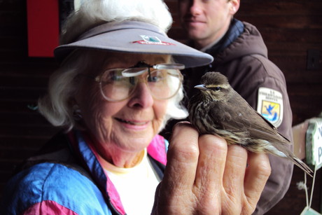 June with a Northern Water Thrush