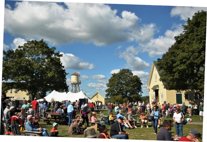 Crowd at Punkinfiddle 2013