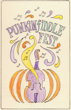 Original artwork for Punkinfiddle by Joe Havens