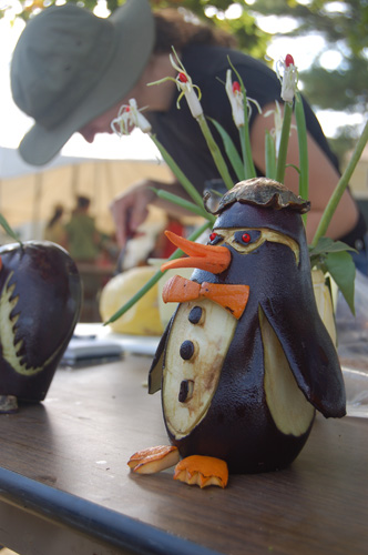 Eggplant Penguin