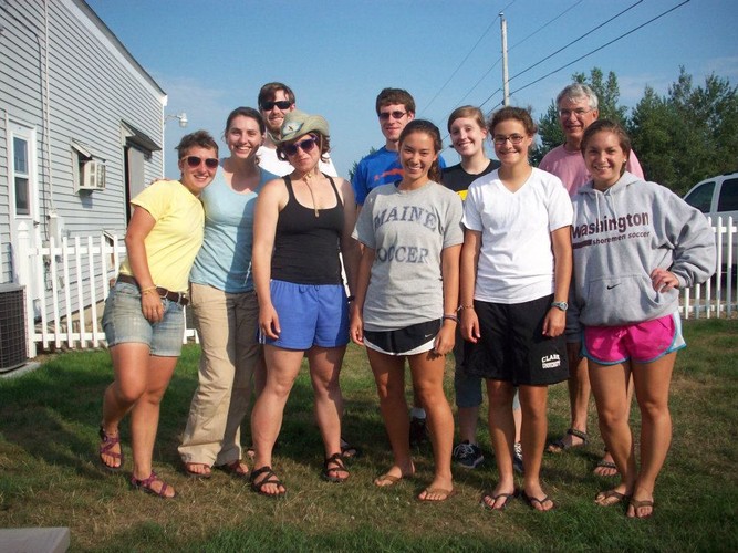 Group photo of the research interns, summer 2012