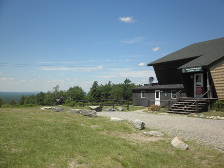 The learning lodge atop Mt. Agamenticus