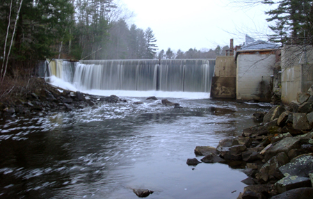 Dam on the Mousam River
