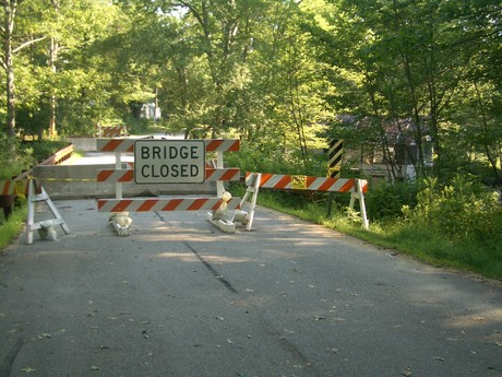 Skinner Mill bridge closure